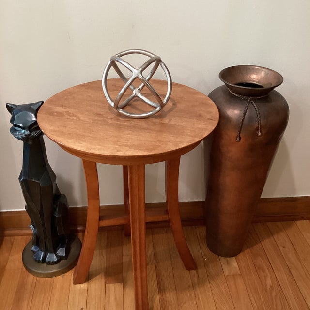 Mid 20th Century Sphere Art Sculpture Aluminum Paperweight Brutalist Style For Sale - Image 9 of 12