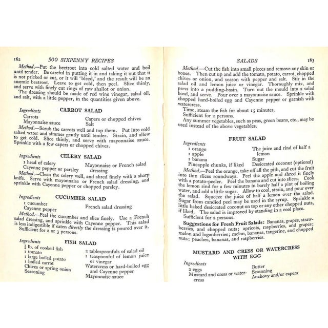 "Five Hundred Sixpenny Recipes How to Cook & Serve Them" 1934 Fletcher, Nora (Inscribed) For Sale - Image 11 of 12