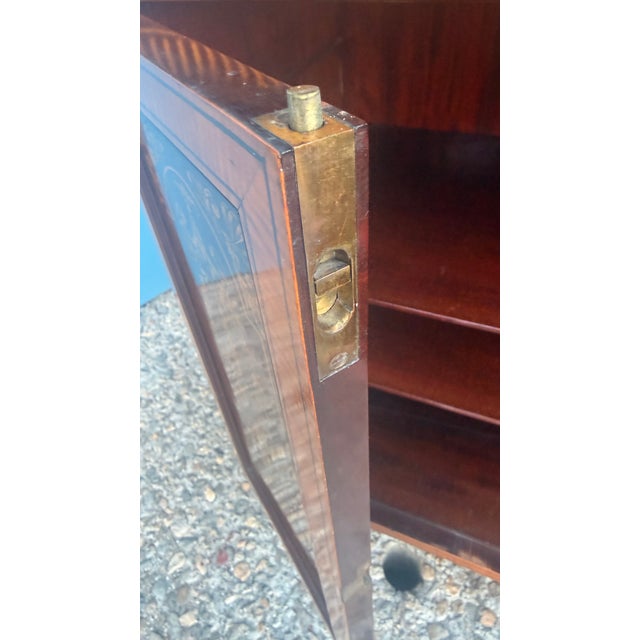 Pair of Early 20th Century Federal Revival Inlaid Marquetry Nightstands / Bedside Cabinets For Sale - Image 10 of 14