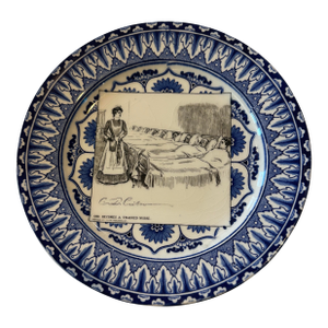 Early 1900s Royal Doulton Gibson Girls Dinner Plate “She Becomes a Trained Nurse”