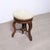 Wood Antique Wooden Swivel and Adjustable Screw Piano Stool, 1930s For Sale - Image 7 of 12