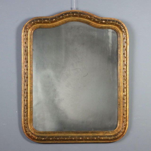 Italian Mirror in Carved Gilded Wood For Sale - Image 9 of 9