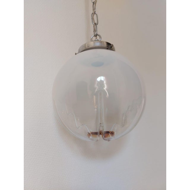 Mid-Century Modern Pendant Light in Murano Glass from AV Mazzega, 1970 For Sale - Image 14 of 18