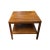 Mid-Century Modern Restored Edward Wormley for Dunbar Solid Wood Square Cocktail/Coffee Table With Floating Shelf For Sale - Image 3 of 9