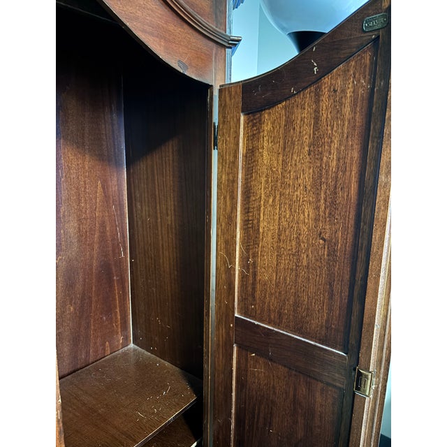 Late 20th Century Selva Italian Walnut Louis XIII Style Wadrobe For Sale - Image 10 of 12