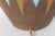 1950s Aldo Londi Cocoa & Pale Blue Ceramic Table Lamp For Sale - Image 9 of 12