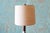 Wood 1960s Gordon and Jane Martz M208 Lamp for Marshall Studios Sky Blue With White Dots 27.5" For Sale - Image 7 of 10