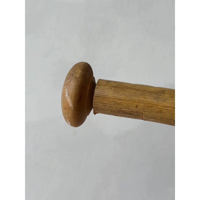 Vintage Pencil Reed + Bamboo Coat Rack in the Manner of Franco Albini, Circa 1970s-80s For Sale - Image 9 of 13