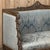 Cerulean 19th Century French Louis XVI Canape ~ Settee For Sale - Image 8 of 18