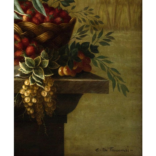 Carlo De Tommasi, Flowers, 2018, Oil on Canvas, Framed For Sale - Image 3 of 7