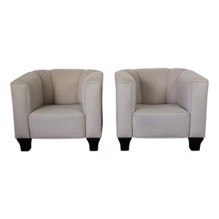 Set of Palais Stoclet Armchairs from Wittmann For Sale