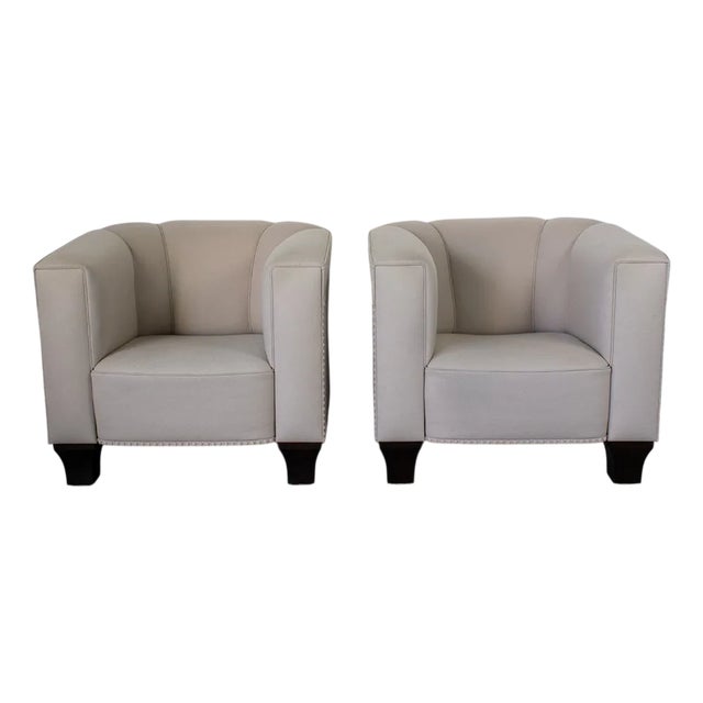Set of Palais Stoclet Armchairs from Wittmann For Sale