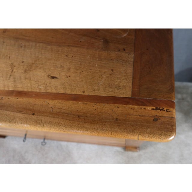 Wood Vintage Walnut Commode For Sale - Image 7 of 18