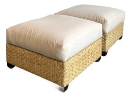 Example of Boho Chic Ottomans and Footstools
