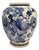 Antique Hand-Painted Delft Blue Vase, Holland, 19th Century For Sale