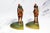 Colorful Horse Jockey Antique Cold Painted Bronze Sculpture Statue Bookends Equestrian For Sale - Image 16 of 18
