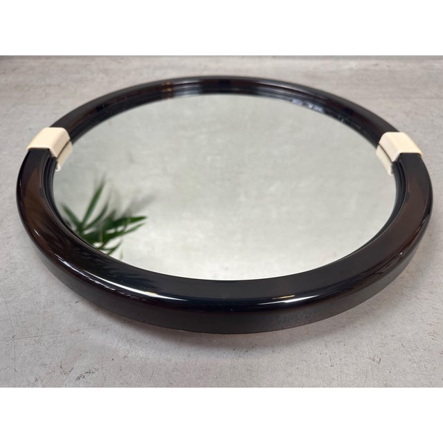 Vintage Tilting Mirror in Smoked Acrylic Glass, 1970s For Sale - Image 3 of 14