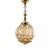 Gold Amber Bubble Glass Pendant Light by Helena Tynell for Limburg, Germany, 1960s For Sale - Image 8 of 8