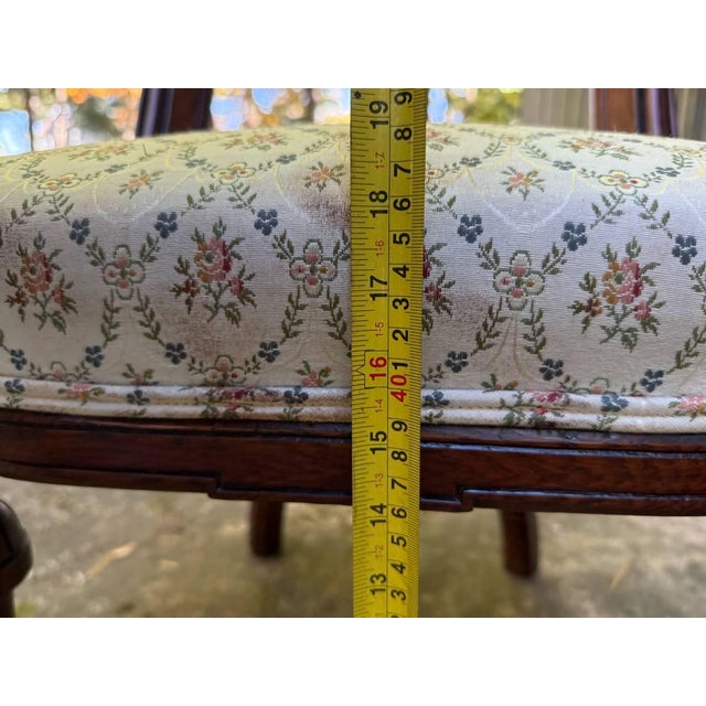 Early 20th Century Victorian Gondola Style Side Chair For Sale - Image 9 of 18