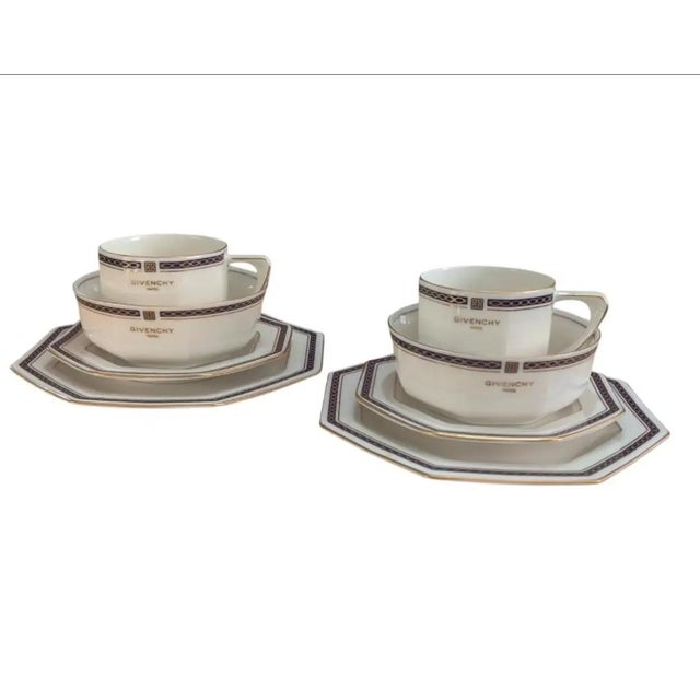 Art Deco Mid 20th Century Givenchy Dinnerware Set - 8 pcs For Sale - Image 3 of 8