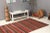 Mid 20th Century Colorful Vintage Striped Kilim Rug For Sale In Los Angeles - Image 6 of 7