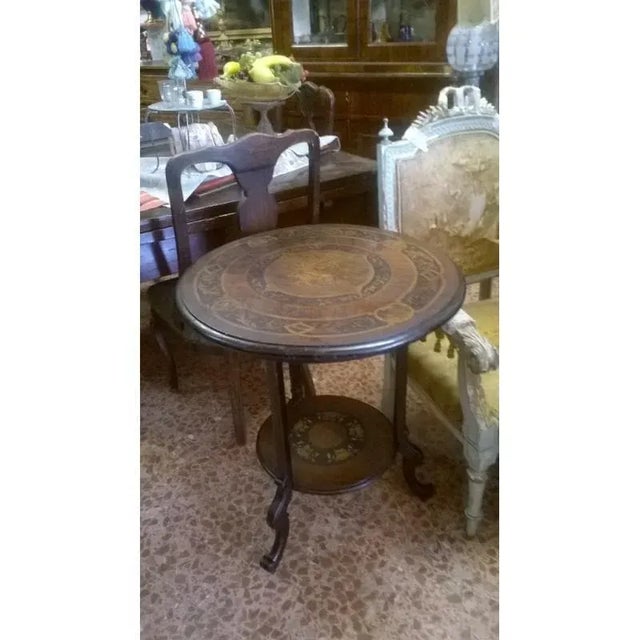 Sorrentino Inlaid Coffee Table, 1800s For Sale - Image 9 of 13