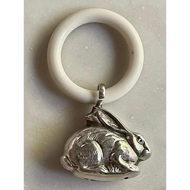 Silver Baby Rattle Hare, 1960s For Sale - Image 6 of 9