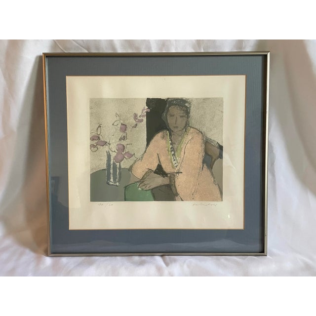 1950s 1950s Aldo Salvadori Lithograph, Framed For Sale - Image 5 of 9