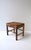 Brown Wicker Bamboo Stool Plant Drink Stand, Small For Sale - Image 8 of 13