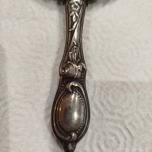 Silver Hand Mirror, 1930s For Sale - Image 15 of 18