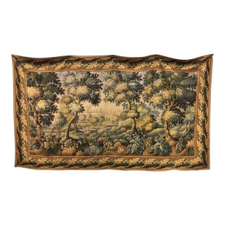 Flemish Style Large Tapestry Wall Hanging For Sale