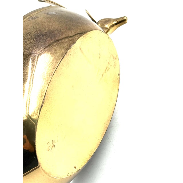 Mid-Century Modern Brass Deers Centerpiece / Bowl, France 1970s For Sale - Image 13 of 17