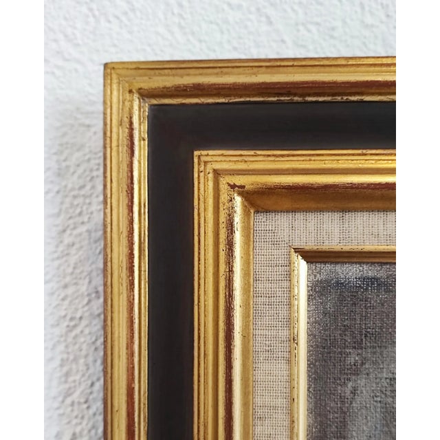 Henri Duvoisin, Dame à sa toilette, 1908, Oil on Canvas, Framed For Sale - Image 7 of 10