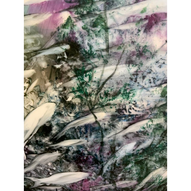 Contemporary Painted Porcelain Panel For Sale - Image 4 of 8