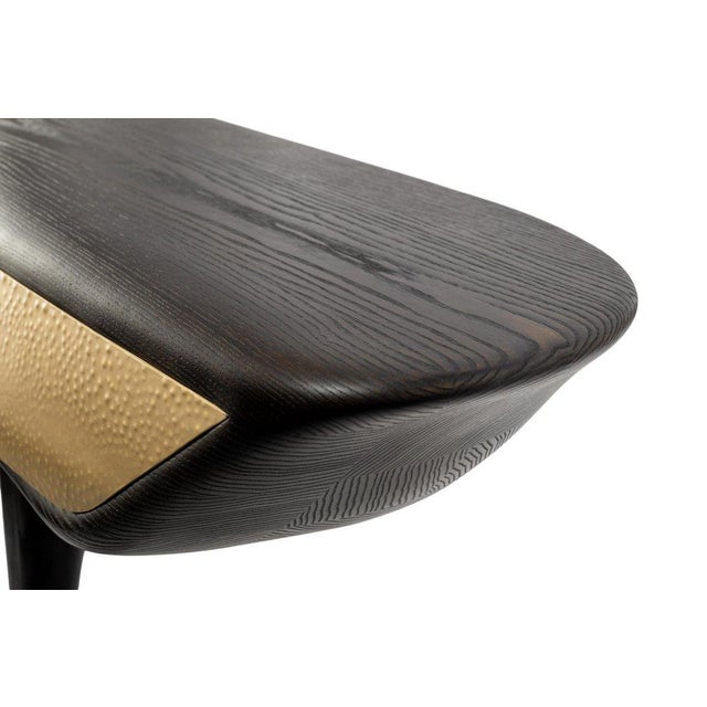 Black Sculptural Sirene Console Table in Wood by Tomasz Omachel and Palucki Studio For Sale - Image 8 of 9