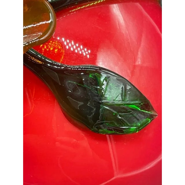 1950s Red Murano Glass Vase, 1950s For Sale - Image 5 of 13