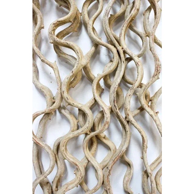 Natural Vine Hanging Rectangle Wall Art Set of 3 For Sale - Image 9 of 12