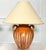 70's Large Drip Glazed Pottery Table Lamp For Sale - Image 4 of 7