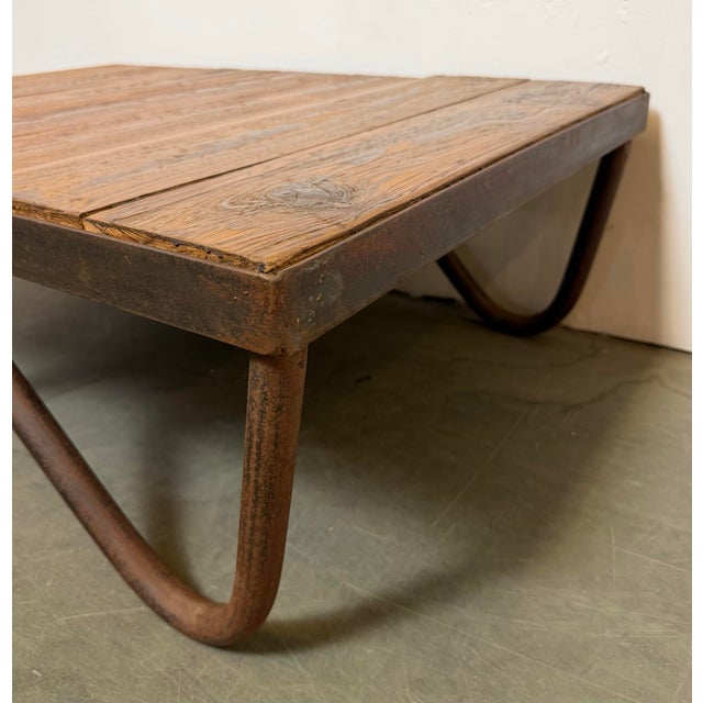 Vintage Industrial Coffee Table, 1960s For Sale - Image 6 of 18