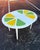 White Mid 20th Century Lemon & Lime Slice Dining Table For Sale - Image 8 of 10