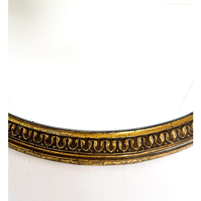 Oversized Vintage Gilt Metal Mirrored Plateau — Repurposed Lighting Element — Hollywood Regency / Neoclassical For Sale - Image 16 of 18