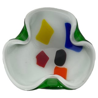 Murano Glass Ashtray by Flavio Poli attributable to Archimedes Seguso, 1960s For Sale