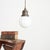 Gold Antique Church Opaline Milk Glass Globe Pendant Light, 1940s For Sale - Image 8 of 8
