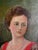 Artist Ida Jolly Crawley: Portrait of Woman in Red Dress For Sale In Boston - Image 6 of 6