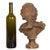 Stone French Antique Terracotta Bust of Compte D’Artois by Fernand Cianciani For Sale - Image 7 of 18