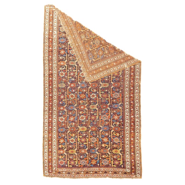 Late 19th Century Antique Afshar Rug 5' x 8'11'' For Sale - Image 5 of 12