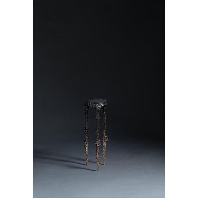 Large Shes Lost Control Pedestal in Cast Bronze by William Guillon For Sale - Image 6 of 17