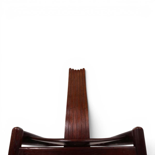 Brown Brutalist Chair in Oak from Allmilmö, 1980s For Sale - Image 8 of 18