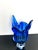 1960s Large Vintage Model 296/1/32 Cobalt Blue Art Glass Vase by Josef Hospodka for Chřibská, Czechoslovakia, 1960s For Sale - Image 5 of 10