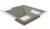 Contemporary Nautilus Square Coffee Table, Grey For Sale - Image 3 of 3